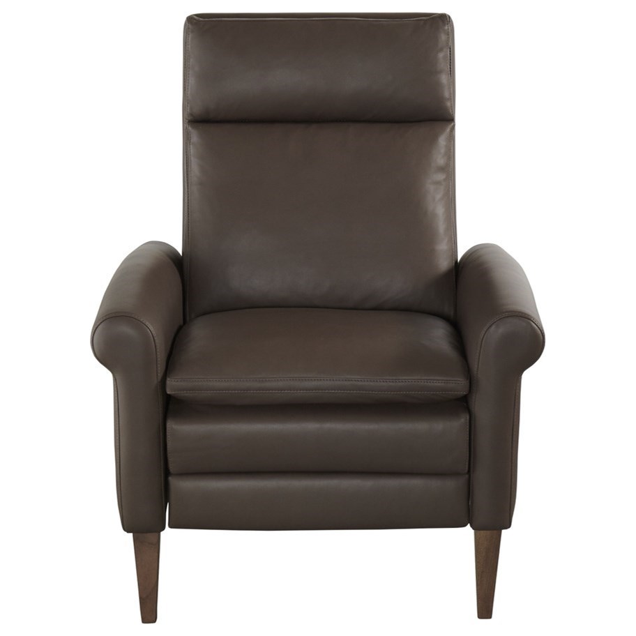 Braxton leather pushback sale recliner
